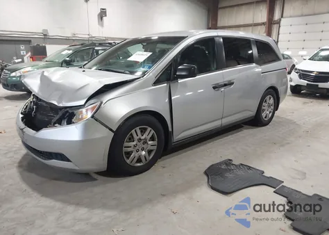 2012 Honda Odyssey Lx from USA, damaged, VIN 5FNRL5H27CB001332